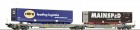 67410 Roco Articulated intermodal car of AAE with 2 trailers